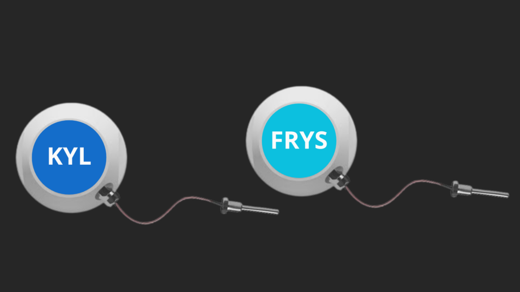 trådlösa temperatursensorer